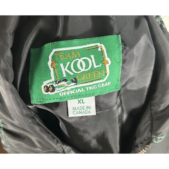 Vintage 90’s Kool Cigarettes Team Kool Green Embroidered Jacket - Picture 7 of 7